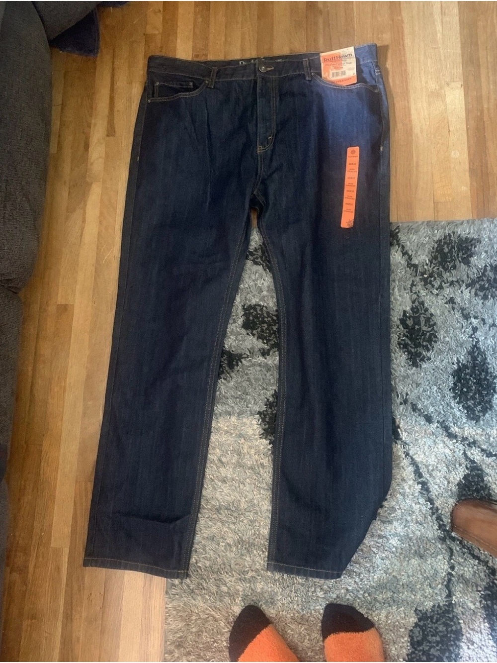 Ruff Hewn Men's Dark Indigo Straight Jeans